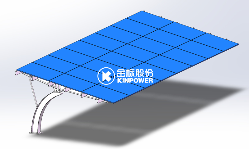 光啟單排可調(diào)光伏車棚